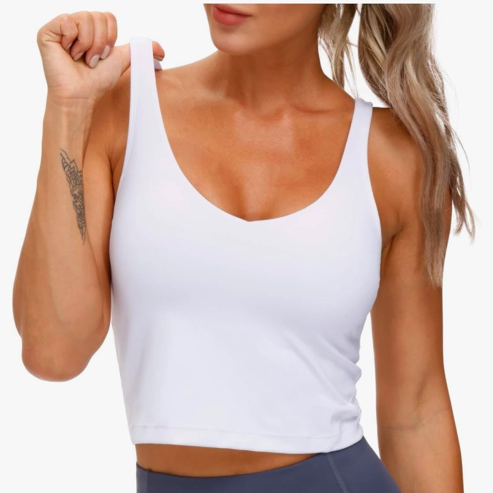 White workout Tank